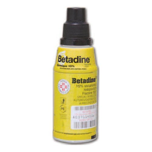 BETADINE*SOLUZ CUT 125ML 10% - SCAD. 08/2026 - disinfettante per uso locale, a base di iodopovidone