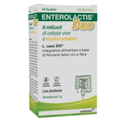 ENTEROLACTIS DUO 10BS 5GR - Integratore Alimentare a Base di Fermenti Lattici Vivaci