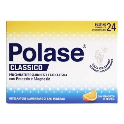 POLASE ARANCIA 24 BUSTE - integratore contro la stanchezza a base di Magnesio e Potassio