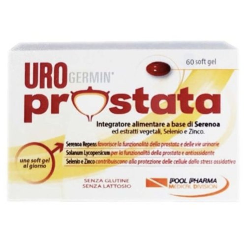 UROGERMIN PROSTATA 60SOFTG - integratore per favorire la funzionalità della prostata e delle vie urinarie