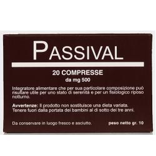 PASSIVAL*ALIM 20CPR 500MG