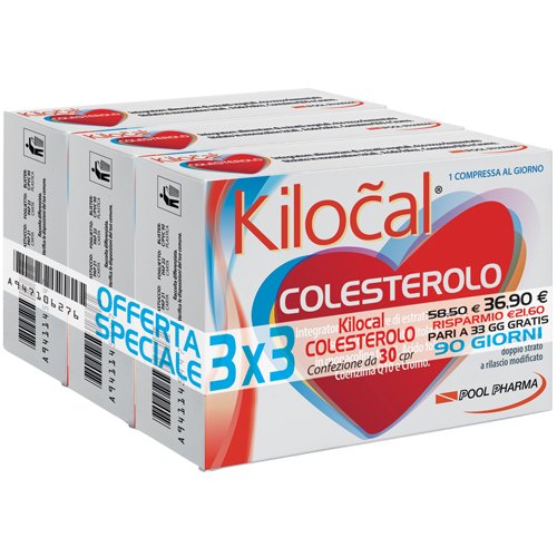 KILOCAL COLESTEROLO 3X30CPR