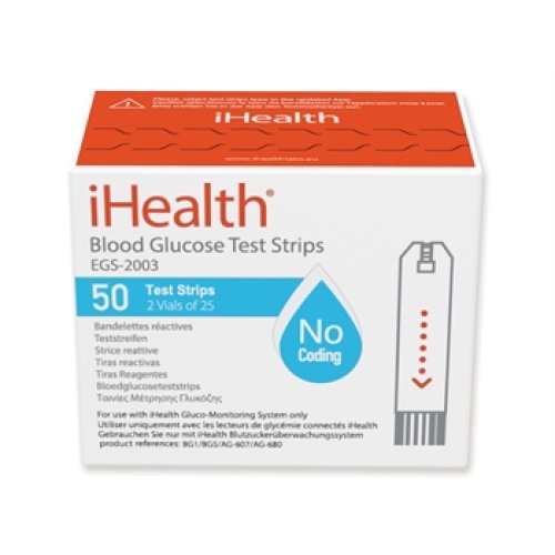 STRISCE GLICEMIA IHEALTH 50PZ STRISCE GLICEMIA IHEALTH 50PZ