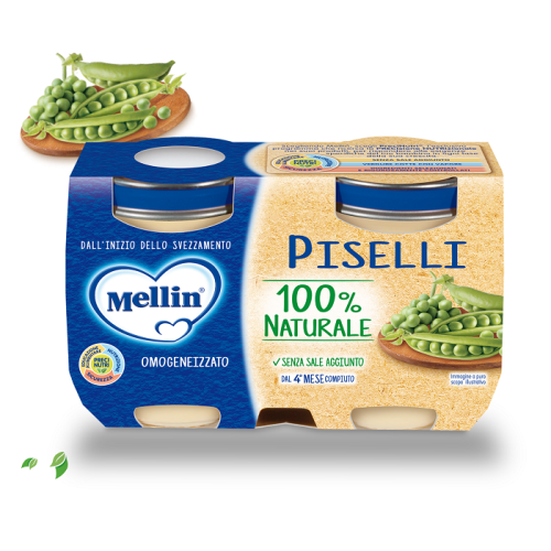 MELLIN OMOG PISELLI       125GR  2   VAS
