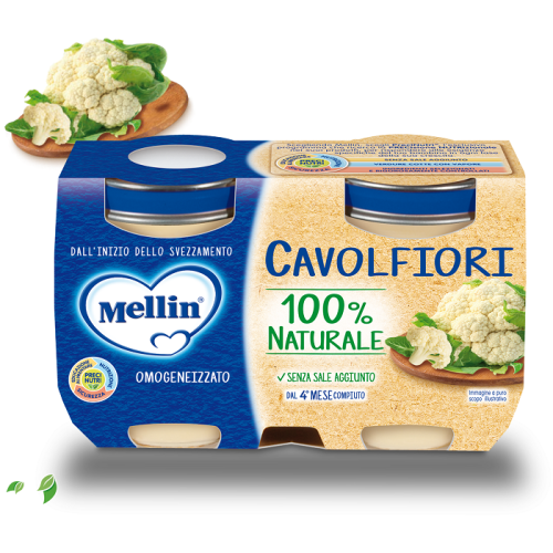 MELLIN OMOG CAVOLFIORE    125GR  2   VAS