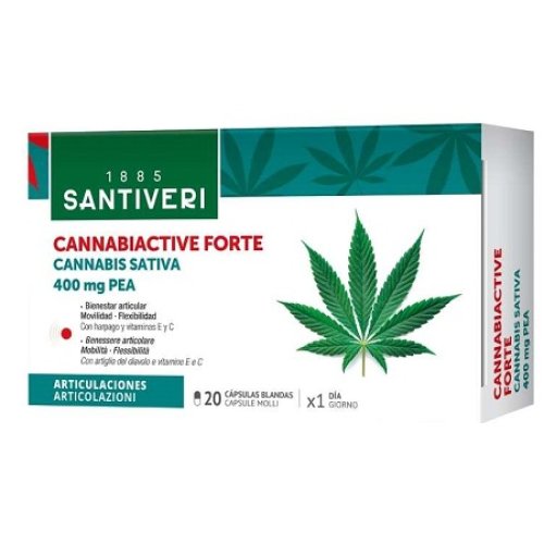 <CANNABIACTIVE FORTE PEA  400MG   20 CPS