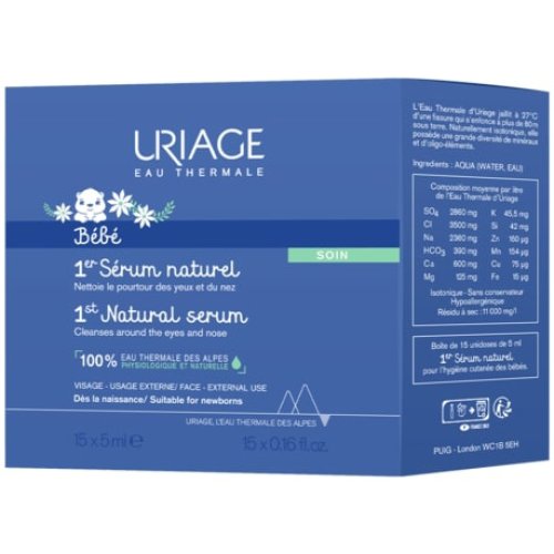 URIAGE BEBE SIERO FISIOL 15X5ML(
