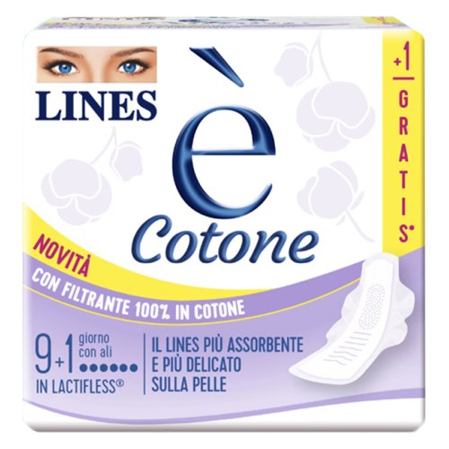 LINES E  COTONE ALI 9+1PZ