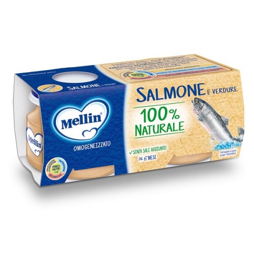 MELLIN OMOG SALMONE/VERD 4X80G