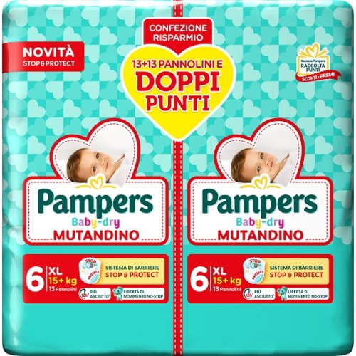 PAMPERS BD MUT XL DUO            26  PZ