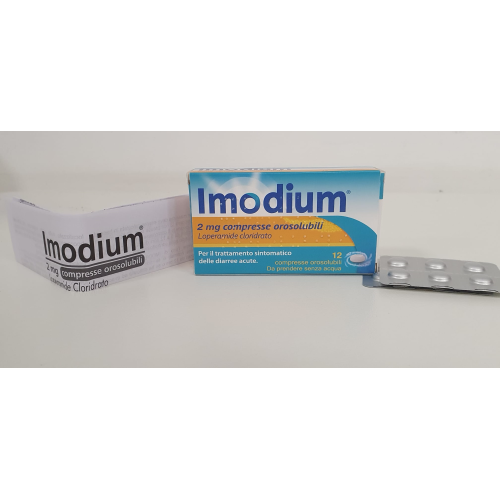 IMODIUM 12CPR OROSOL 2MG