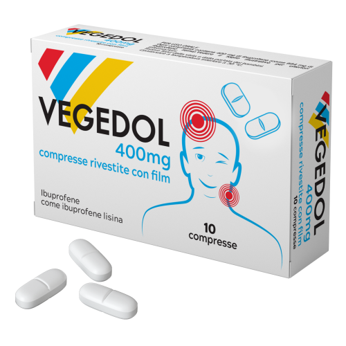 VEGEDOL 10CPR RIV 400MG