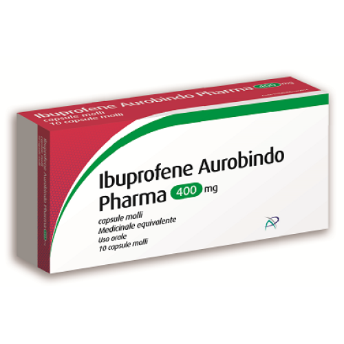 IBUPROFENE AUR 10CPS MOL 400MG