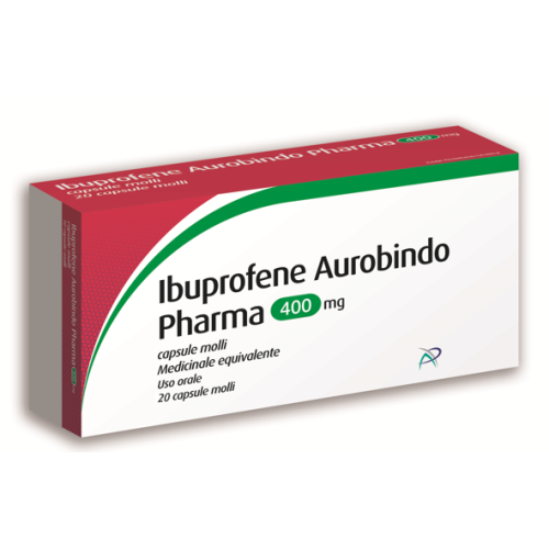 IBUPROFENE AUR 20CPS MOL 400MG