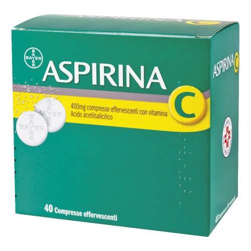 ASPIRINA*40CPR EFF 400MG VIT C