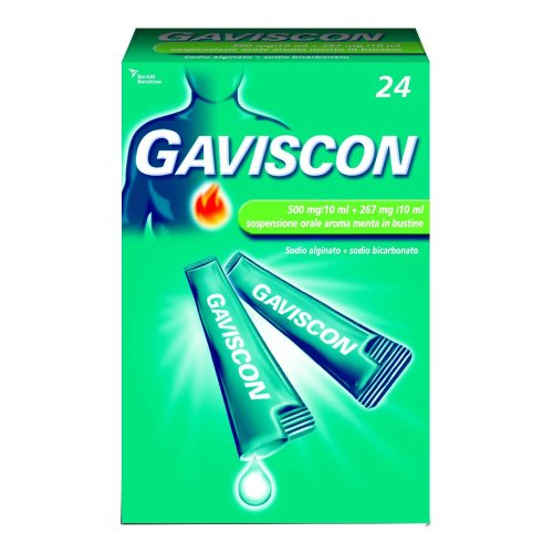GAVISCON*24 BUSTE 500+267MG/10ML