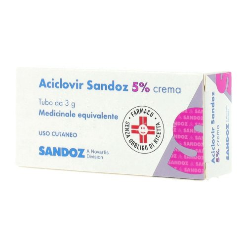 ACICLOVIR SANDOZ*CR 3G 5%