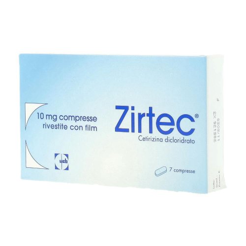 ZIRTEC 7CPR RIV 10MG