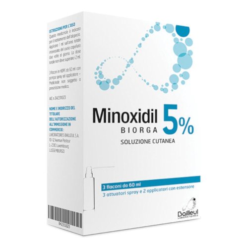 MINOXIDIL BIORGA*SOL CUT 3FL5%
