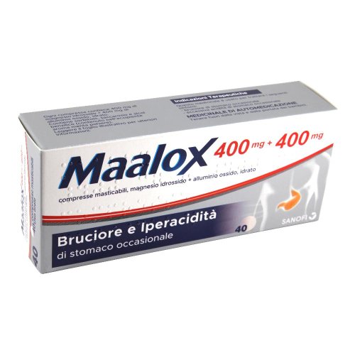 MAALOX 400+400 40CPR GMM