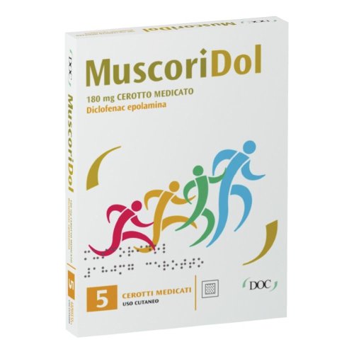 MUSCORIDOL                180MG  5   CER