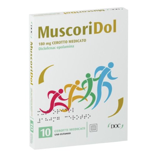 MUSCORIDOL                180MG  10  CER