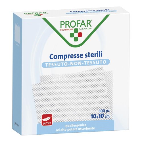 PROFAR COMPRESSE TNT 10X10CM 100PZ