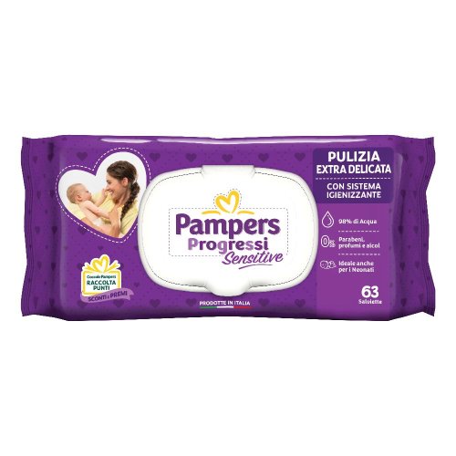 PAMPERS*SALV SENS RIC 63P