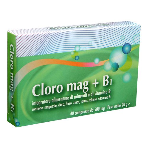 CLORO MAG + B1 40CPR 500MG