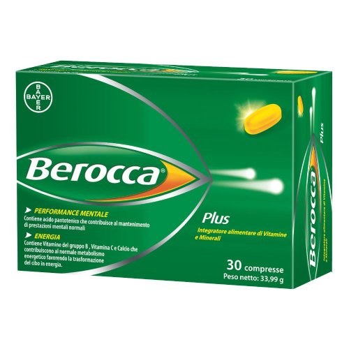 BEROCCA PLUS INTEGRATORE DIETETICO 30CPR