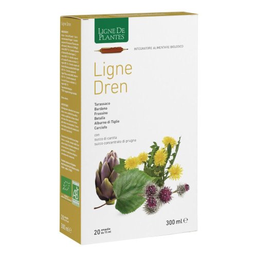 LIGNE DREN 20FLC 15ML - Integratore utilizzato per favorire il drenaggio dei liquidi corporei e la depurazione dell'organismo LIGNE DREN 20FLC 15ML - Integratore utilizzato per favorire il drenaggio dei liquidi corporei e la depurazione dell'organismo