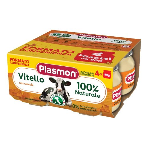 PLASMON OM VITELLO 4X 80G