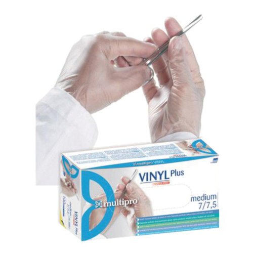 GUANTI VINILE MONOUSO N/S C/POLV 100 MED