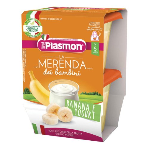 PLASMON*YOGURT BANANA 2X120G