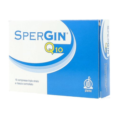 SPERGIN Q10 BLISTER 16CPR 1,27G - Integratore per la fertilità maschile16 compresse SPERGIN Q10 BLISTER 16CPR 1,27G - Integratore per la fertilità maschile16 compresse