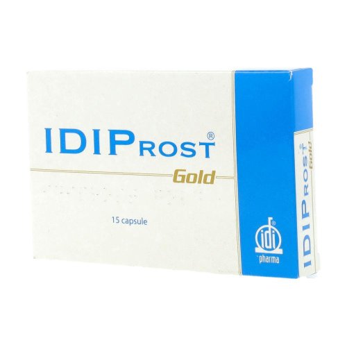 IDIPROST GOLD INTEGRATORE 15CPS 14,25G - Integratore per il miglioramento dei disturbi del tratto urinario inferiore, associati ad Ipertrofia Prostatica Benigna e della funzionalità sessuale IDIPROST GOLD INTEGRATORE 15CPS 14,25G - Integratore per il miglioramento dei disturbi del tratto urinario inferiore, associati ad Ipertrofia Prostatica Benigna e della funzionalità sessuale