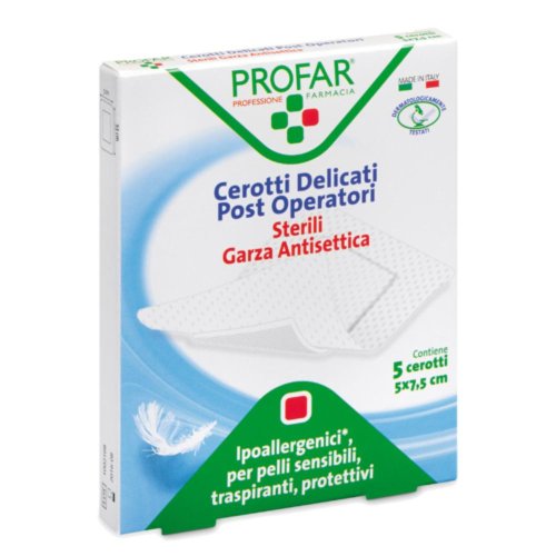 PROFAR MEDICAZIONE P-OP STERILE GARZA A/ADER 5X7,5CM 5PZ