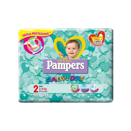 PAMPERS BABY DRY MINI 31PZ