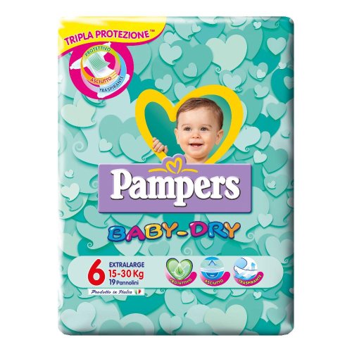 PAMPERS BABY DRY XL PB 19
