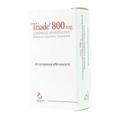 TRIADE 800MG 30CPR EFFERV - Integratore che supporta la salute e la funzionalità del microcircolo