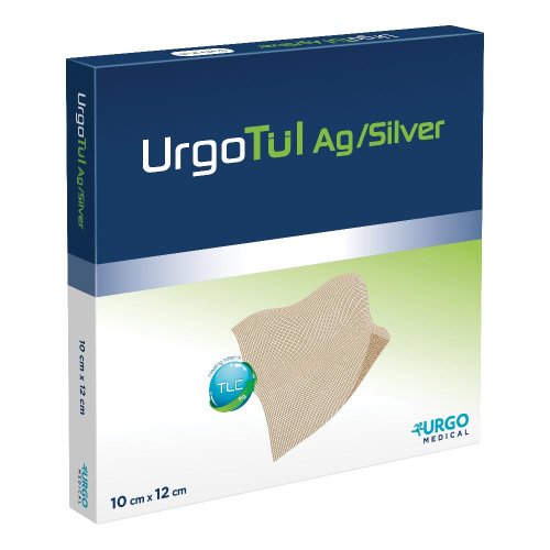 URGOTUL AG/SILVER 10X12CM 5PZ