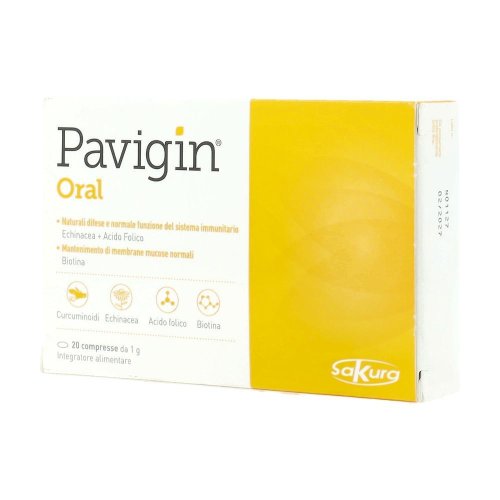 PAVIGIN ORAL 20CPR - Integratore Per Il Sistema Immunitario 20 compresse PAVIGIN ORAL 20CPR - Integratore Per Il Sistema Immunitario 20 compresse
