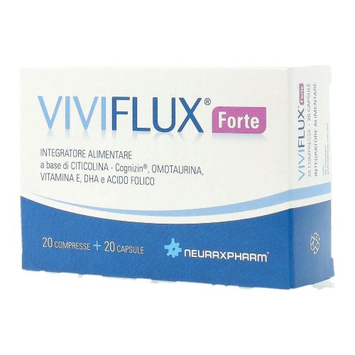 VIVIFLUX FORTE 20CPR+20CPS - Integratore per Sistema Nervoso da 20 Compresse + 20 Capsule