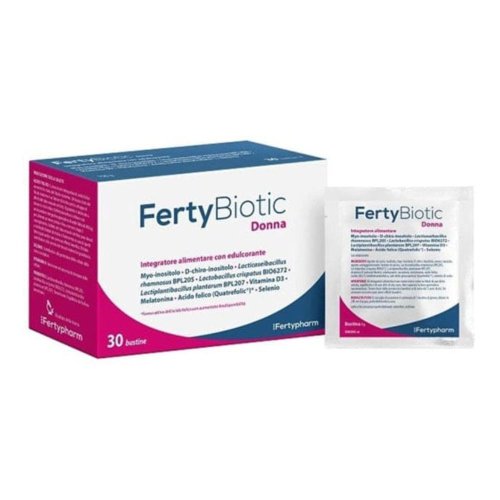 FERTYBIOTIC DONNA 30BS150G - Integratore che favorisce la fertilit&agrave; maschile e femminile