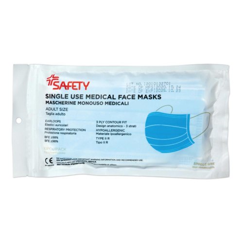 SAFETY MASCHERINE CHIRURGICHE 10PZ SAFETY MASCHERINE CHIRURGICHE 10PZ
