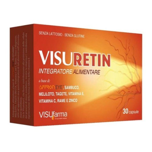 VISURETIN 30CPS 18,3G - Integratore  che proteggere gli occhi dallo stress ossidativo