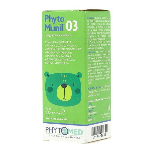 PHYTOMUNIL 03 GOCCE 15ML - Integratore con formula immunostimolante contro stati influenzali e infezioni all'apparato urinario PHYTOMUNIL 03 GOCCE 15ML - Integratore con formula immunostimolante contro stati influenzali e infezioni all'apparato urinario