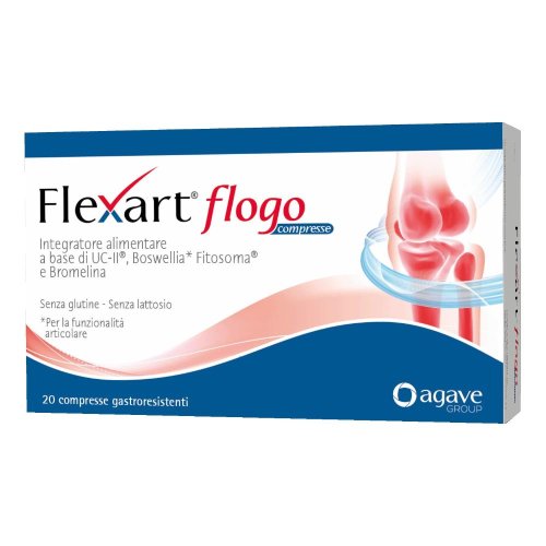 FLEXART FLOGO 20CPR - Integratore per Articolazioni e Cartilagini - 20 Compresse