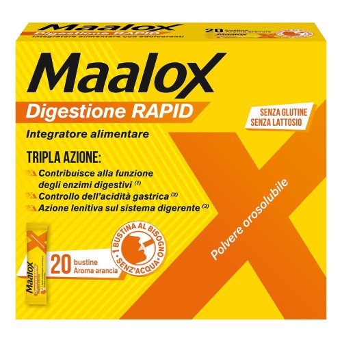 MAALOX DIGESTIONE RAPID 20BUSTINE 2G MAALOX DIGESTIONE RAPID 20BUSTINE 2G