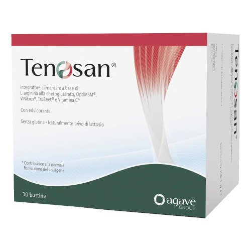 TENOSAN 30BUST - integratore con OptiMSM, collagene idrolizzato, vitamina C e D3 per il benessere articolare e muscolare TENOSAN 30BUST - integratore con OptiMSM, collagene idrolizzato, vitamina C e D3 per il benessere articolare e muscolare